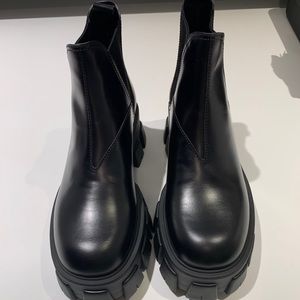 Prada Monolith Chelsea Boots